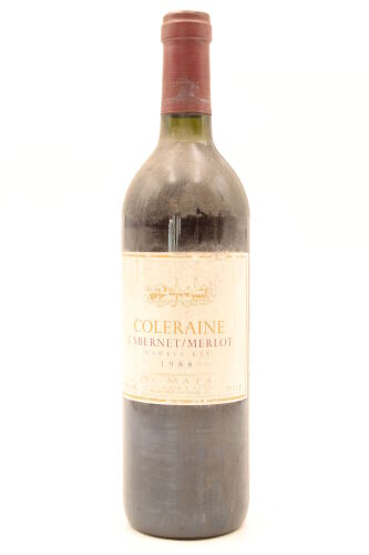 (1) 1988 Te Mata Estate Coleraine, Hawke's Bay (FL) (TL)