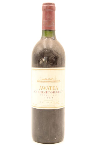 (1) 1989 Te Mata Estate Awatea Cabernets Merlot, Hawke's Bay