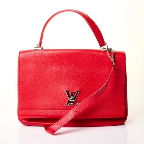 Louis Vuitton, Rubis Calfskin Lockme II Bag