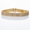 14ct Yellow Gold, 6.00ct Diamond Bracelet