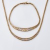 14ct Tricolour Gold, Italian, 41cm Necklace with 18cm Bracelet - Matched Set - 2