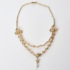 15ct Yellow Gold, Antique Style Necklace set with Seed Pearls - 2