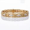 Michael Hill, 10ct Yellow Gold, 0.50ct Diamond Bracelet