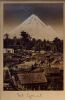 BURTON BROTHERS Mount Taranaki and Parihaka village with a manipulated comet above, View of Auckland from Mt Eden; Christchurch and Wellington on reverse