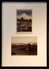 BURTON BROTHERS Mount Taranaki and Parihaka village with a manipulated comet above, View of Auckland from Mt Eden; Christchurch and Wellington on reverse - 3