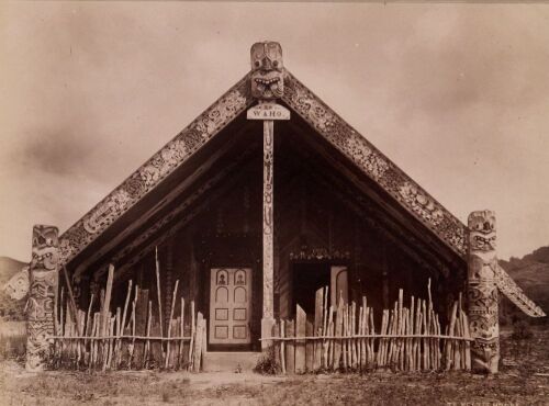 JOSIAH MARTIN Te kooti's House (Te Tokanganui-a-Noho meeting house &ndash; Te Kūiti)