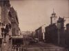 JOSIAH MARTIN An album page with Josiah Martin's Queen Street, Auckland from 1890's, and the Strasburg Cathedral West doorway on the reverse