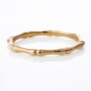 9ct Yellow Gold, Bamboo Design Ring, Size Q