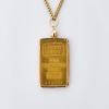 10 Gram Credit Suisse Gold Bar Pendant with 14ct Yellow Gold Chain