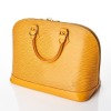 Louis Vuitton, Yellow Epi Alma MM Bag - 2