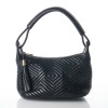 Bally, Black Quilted Lambskin Handbag