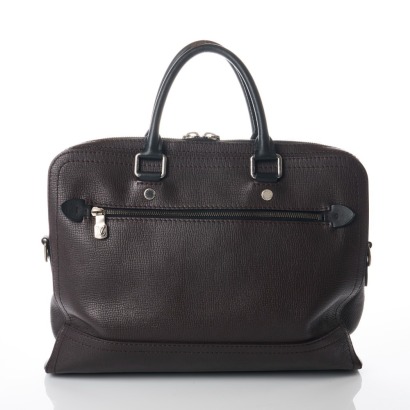 Louis Vuitton, Brown Leather Brief Case