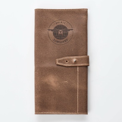 Longines, Brown Leather Spirit Travel Organizer