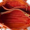 Prada, Orange Vitello Daino Leather Tote Bag - 4