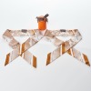 Herm&egrave;s, Matching Pair, 100% Silk Caramel / Blanc Twillys with Box - 2