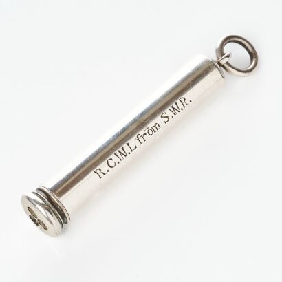 Sterling Silver, S.Mordan & Co, 3 Colour Pushout Fob Pencil