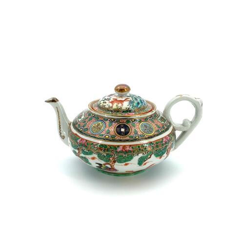 A Chinese Republic Period Canton Famille Rose Teapot