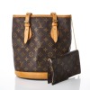 Louis Vuitton, Monogram Petit Bucket PM with Matching Pochette
