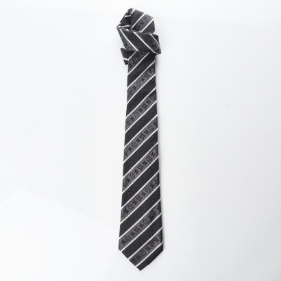 Louis Vuitton, 100% Silk, Monogram Jacquard Tie with Box