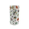 A Chinese Famille Rose 'Floral and Butterfly' Brush Pot - 3