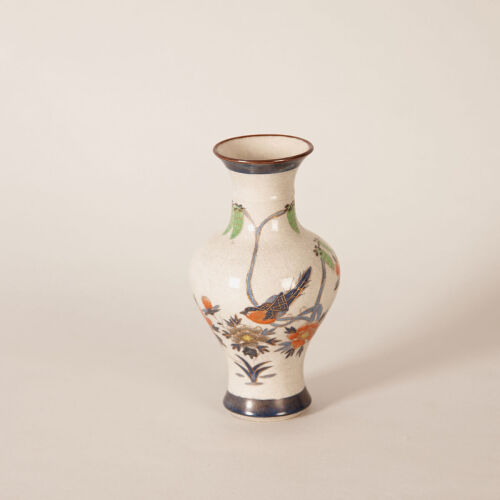 A Chinese Famille Verte 'Floral and Bird' Vase