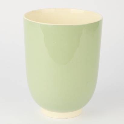 A Keith Murray Celadon Vase with Design for Wedgewood