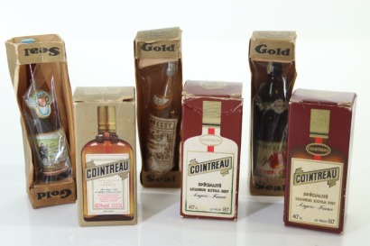 (1) Mixed liquor Miniatures, 6 Bottles Sold as One Lot