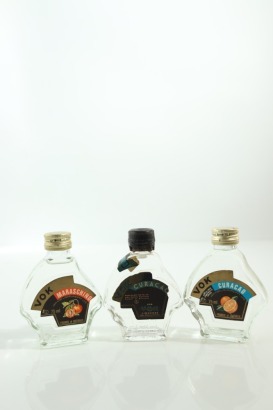 (1) Jan Vok Liqueurs Miniatures, 3 Bottles Sold as One Lot