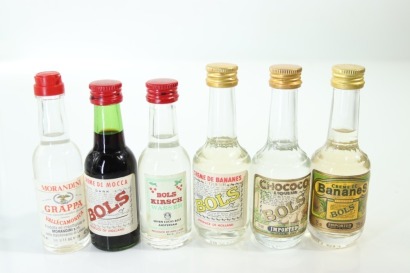 (1) Mixed Miniatures, 6 Bottles Sold as One Lot