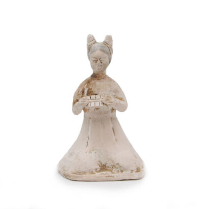 A Chinese Tang-style Pottery Lady (repaired)