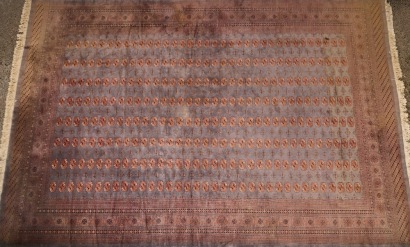 A Large Pakistan Hand Knotted Turkman Rug No 169