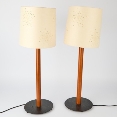 A Pair of Lamps by Country Road with Adjustable Shades