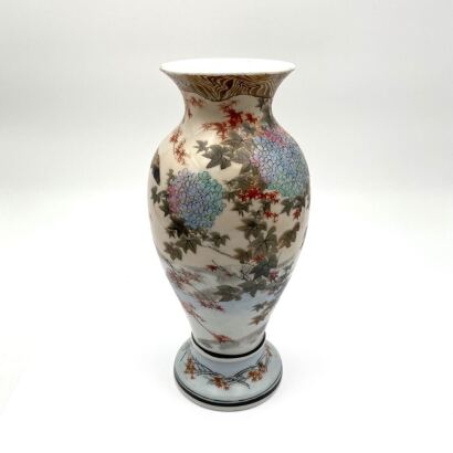A Japanese Meiji Period 'Fower and Bird' Vase