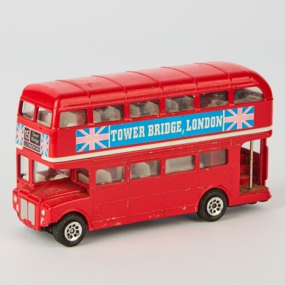 A Retro Bridge of London Double Decker Bus Toy