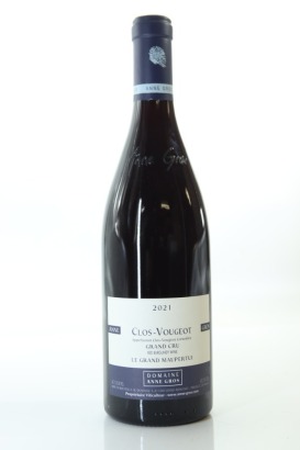 (1) 2021 Domaine Anne Gros Clos de Vougeot Grand Cru Le Grand Maupertui, Cote de Nuits