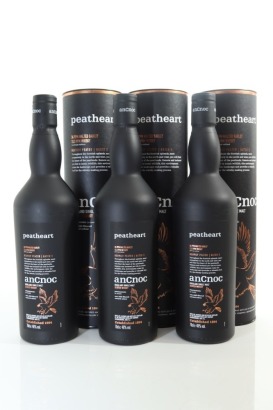 (3) Knockdhu anCnoc Peatheart Single Malt Scotch Whisky, 46% ABV (GB)