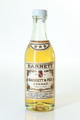 (1) Barnett & Fils Three Star Cognac Miniature, France