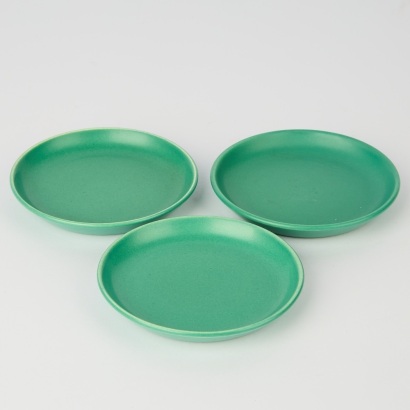 Three Keith Murray for Wedgewood Matt Green Drinks Coasters