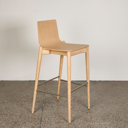 A Malmo 236 Ashwood Bar Stool by CMP Design for Pedrali