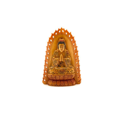 A Carved Guanyin Ornament