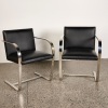 A Pair of Mies van der Rohe Bar BRNO Attributed Chairs