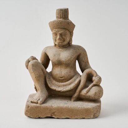 A Cambodian Stone Buddha