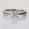 Walker & Hall, Platinum, 0.46ct Diamond Solitaire Ring with Box