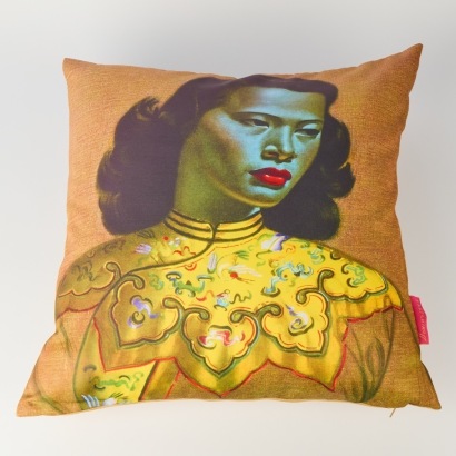 A Genuine Tretchikoff 'Chinese Girl' Branded Cushion