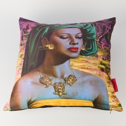 A Genuine Tretchikoff 'Balinese Girl' Branded Cushion