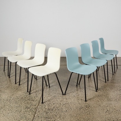 A Set of Eight Hal Dining Chairs by Jasper Morrison for Vitra