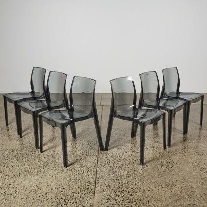A Set of Si Femme Fatale Chairs by Grand Soleil, Italy