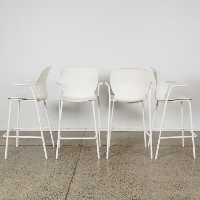 A Set of Four Stools by Patricia Urquiola for Haworth