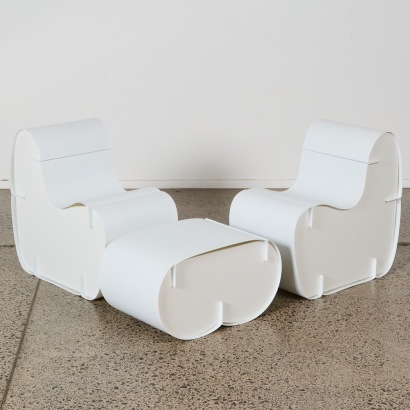 A White Indoor/Outdoor Setting - Made in France