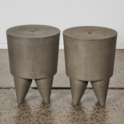 A Pair Of Starck BuBu Stools For XO Design